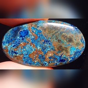 Shattuckite Cabochon from Bisbee, AZ